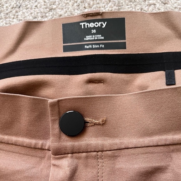 Mens Theory Raffi Slim Fit 5 Pocket Tech Pants Size 36x32 - Picture 2 of 7